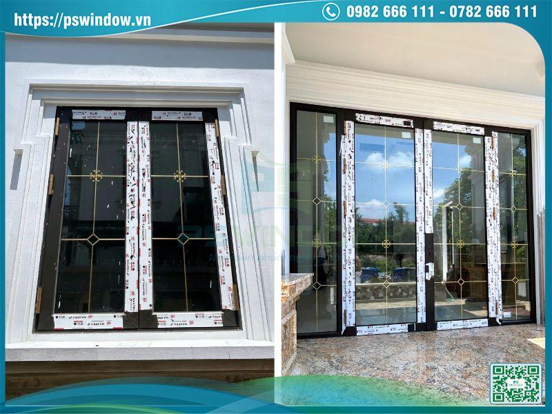 Cửa nhôm Maxpro màu đen mịn sang trọng, đẳng cấp Cửa nhôm Maxpro màu đen mịn sang trọng, đẳng cấp
