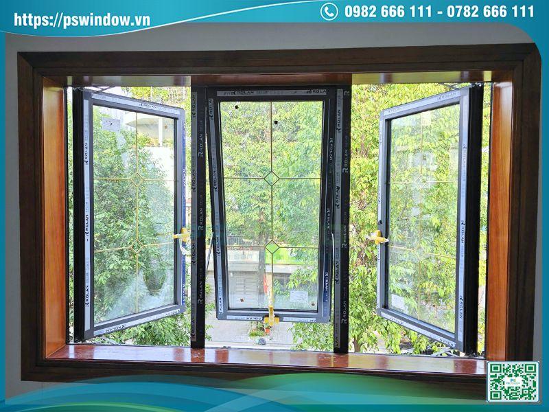 Cửa sổ nhôm Rolan lắp đặt cho công trình nhà ở tại Tương Mai