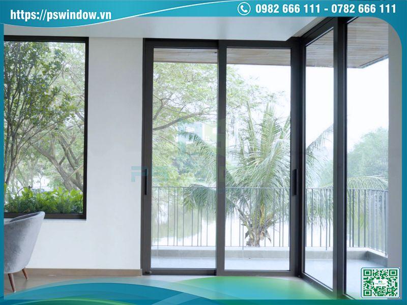 Mẫu cửa Maxpro lùa vuông góc tối ưu không gian Mẫu cửa Maxpro lùa vuông góc tối ưu không gian