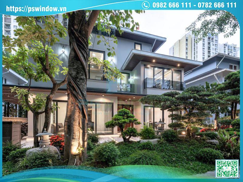 Pswindow lắp đặt cửa Soco cho biệt thự cao cấp phong cách hiện đại