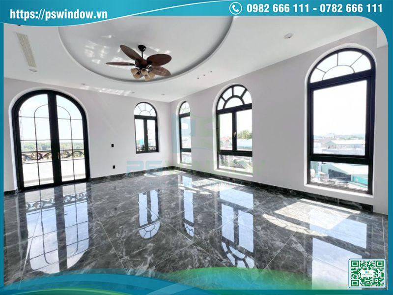 Thi công cửa nhôm kính tại Đông Anh sử dụng cửa nhôm cách nhiệt