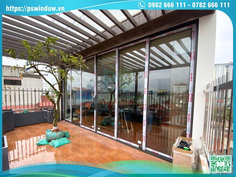 Thi công cửa nhôm kính tại phường Láng