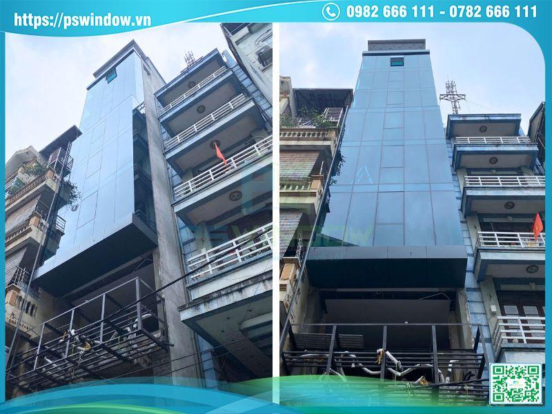 Thi công mặt dựng Xingfa tại Đại Cồ Việt, phường Bạch Mai Thi công mặt dựng Xingfa tại Đại Cồ Việt, phường Bạch Mai