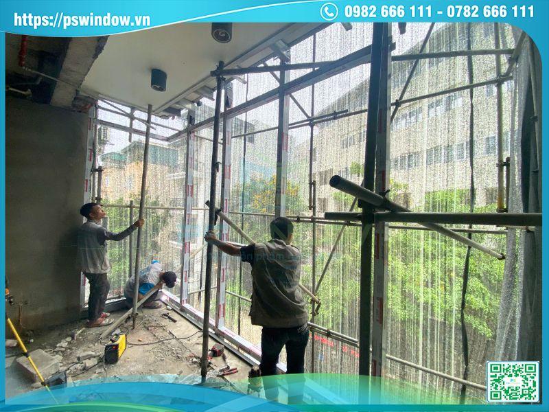 Thợ Pswindow lắp đặt khung nhôm mặt dựng Thợ Pswindow lắp đặt khung nhôm mặt dựng