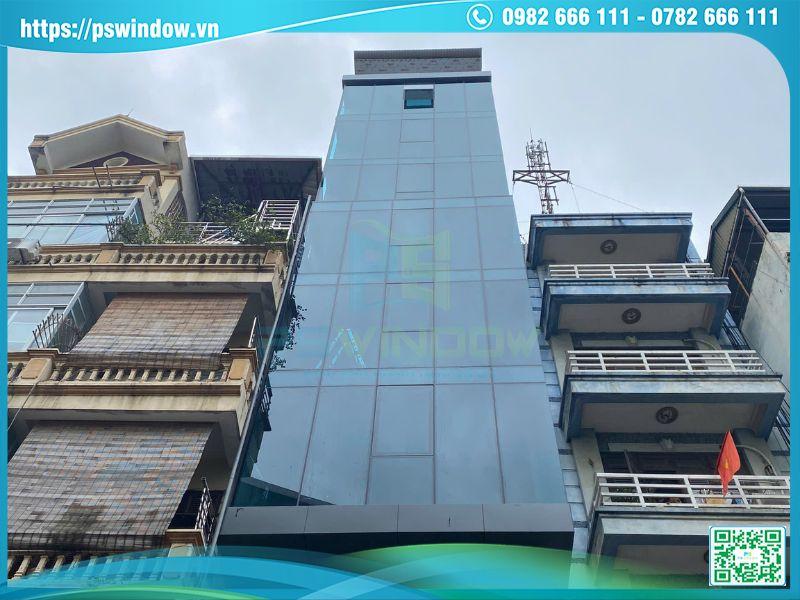 Vách kính mặt dựng thi công hoàn thiện Vách kính mặt dựng thi công hoàn thiện