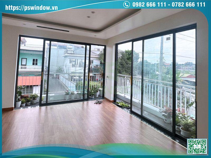 Cửa lùa Xingfa kính hộp cao cấp thiết kế hiện đại Cửa lùa Xingfa kính hộp cao cấp thiết kế hiện đại