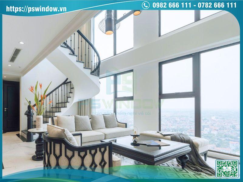 Cửa nhôm kính chống chịu mưa nắng gió bão, độ bền cao Cửa nhôm kính chống chịu mưa nắng gió bão, độ bền cao