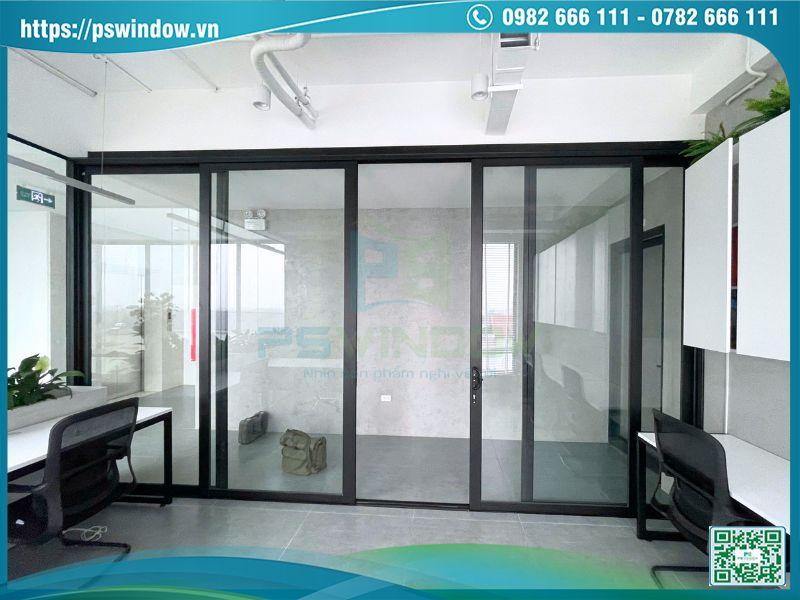 Cửa nhôm Xingfa nhập khẩu kiểu mở lùa hiện đại Cửa nhôm Xingfa nhập khẩu kiểu mở lùa hiện đại