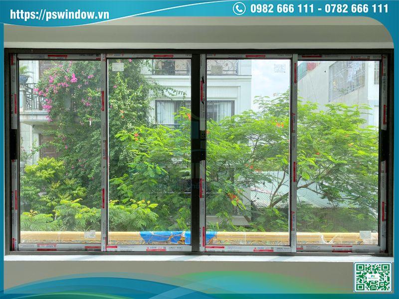 Cửa sổ nhôm Xingfa mở trượt tiết kiệm không gian Cửa sổ nhôm Xingfa mở trượt tiết kiệm không gian