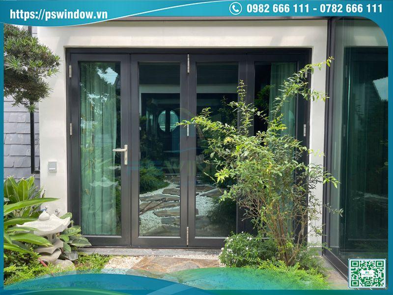 Hình ảnh Cửa Xếp Trượt Nhôm Rolan