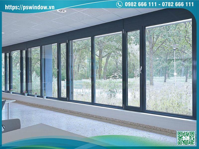 Hệ cửa nhôm Heroal W65- cửa sổ mở quay/ lật Hệ cửa nhôm Heroal W65- cửa sổ mở quay/ lật