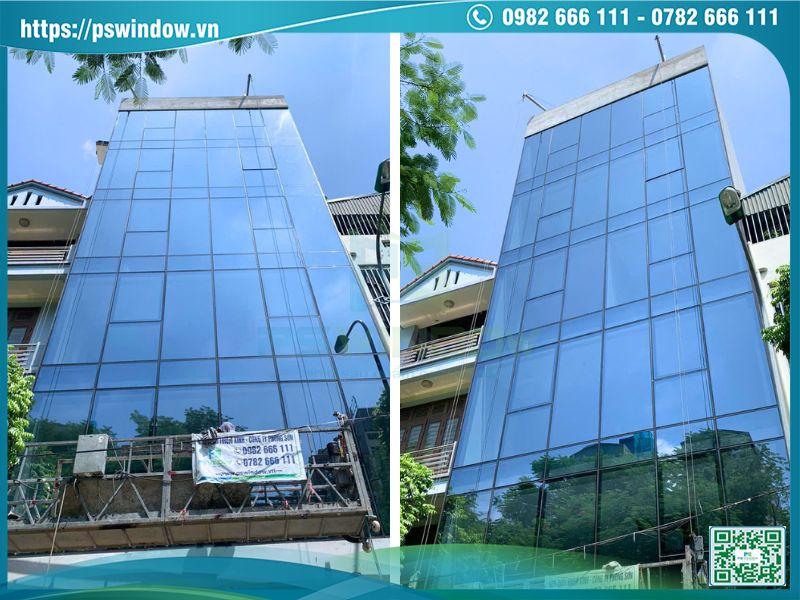 Mặt dựng hệ Stick sang trọng, thẩm mỹ, thi công nhanh chóng