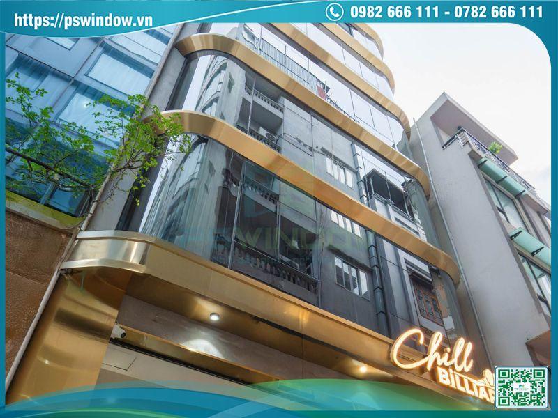 Mặt dựng Xingfa nhập khẩu, kính uốn cong nghệ thuật Mặt dựng Xingfa nhập khẩu, kính uốn cong nghệ thuật