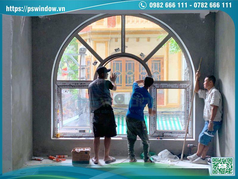 Hình ảnh Thi công cửa nhôm kính tại Thạch Thất uy tín, giá tốt nhất