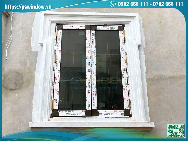 Bộ cửa sổ mở quay 2 cánh Maxpro