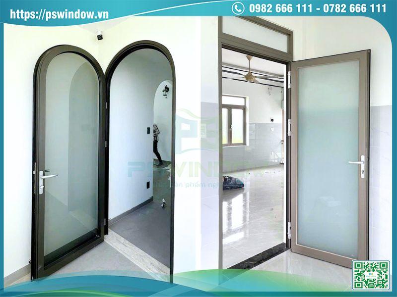 Các loại cửa đi phòng ngủ 1 cánh đa dạng kích thước thiết kế