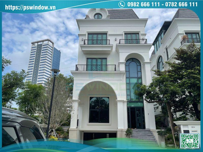 Công trình biệt thự lắp cửa nhôm kính Low-e cao cấp Công trình biệt thự lắp cửa nhôm kính Low-e cao cấp