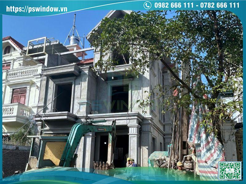 Công trình khi Pswindow nhận bàn giao để lắp cửa