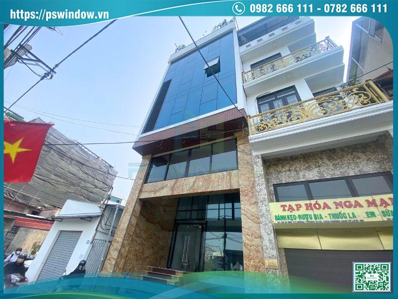 Công trình mặt dựng kính phản quang Pswindow thi công tại Phương Canh Công trình mặt dựng kính phản quang Pswindow thi công tại Phương Canh