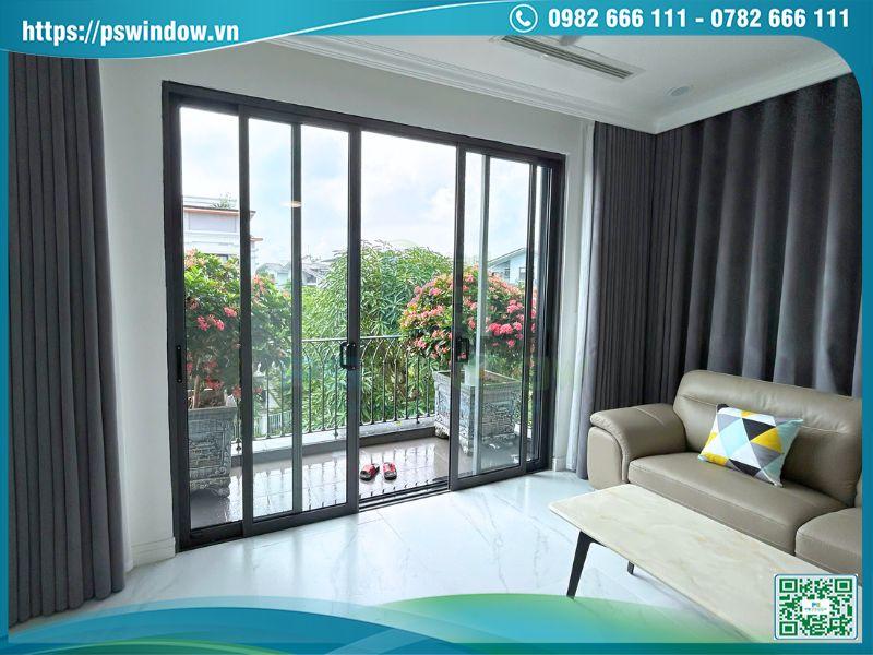 Cửa khung nhôm thanh mảnh, tinh tế, tối giản Cửa khung nhôm thanh mảnh, tinh tế, tối giản