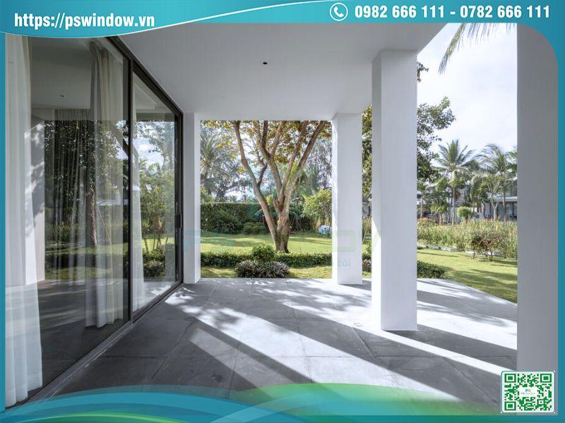 Cửa nhôm kính mặt tiền Cửa nhôm kính mặt tiền