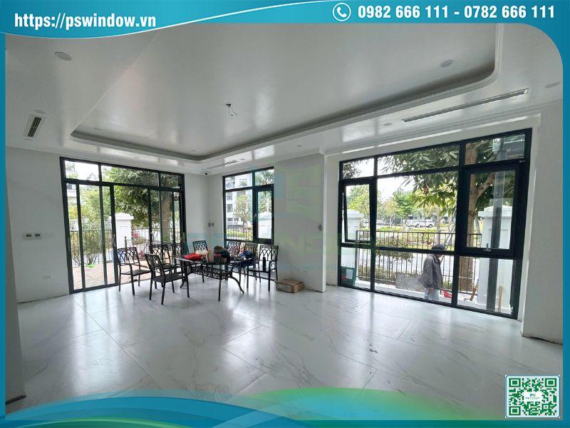 Cửa nhôm kính phòng khách hiện đại Cửa nhôm kính phòng khách hiện đại