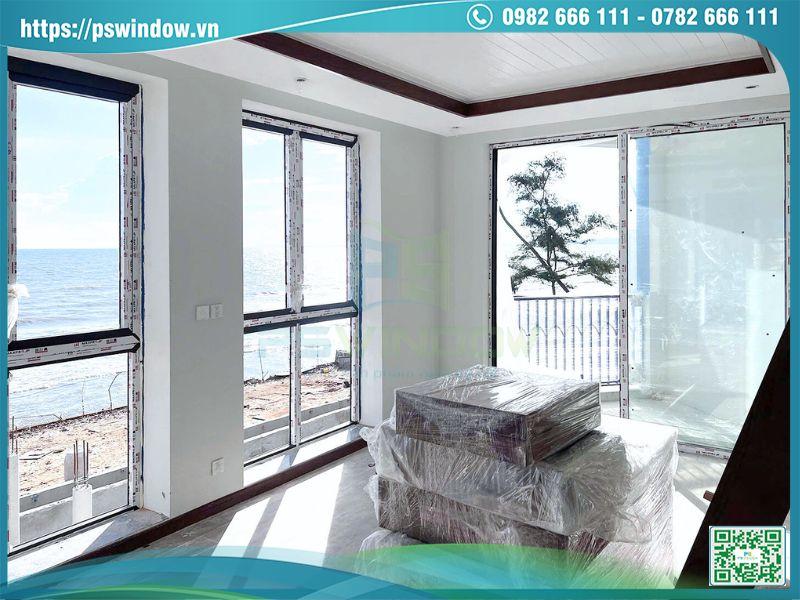 Cửa nhôm Maxpro kháng muối biển cho công trình sát biển