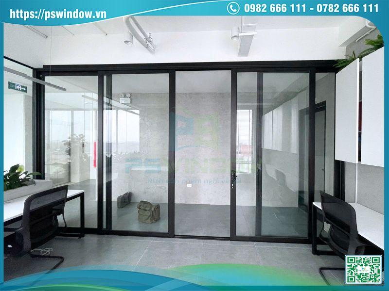 Cửa nhôm sử dụng kính hộp