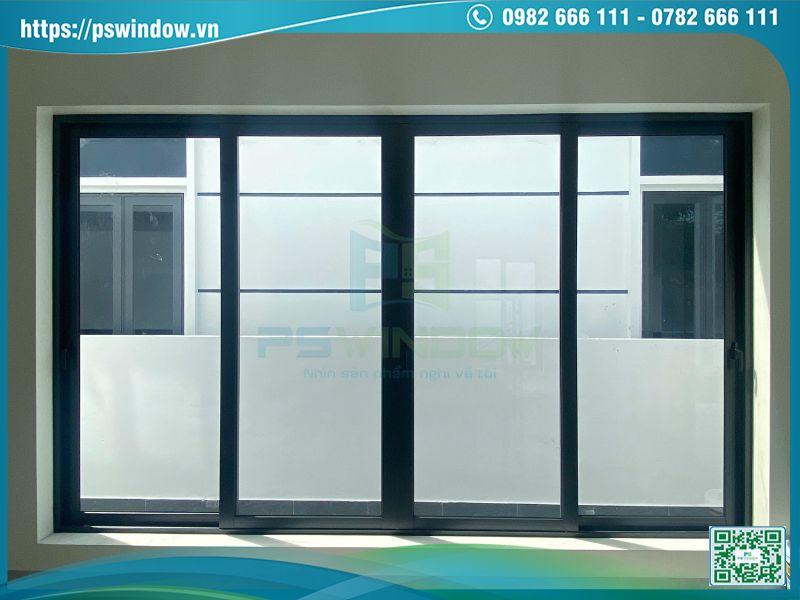 Cửa nhôm Xingfa thiết kế lùa hiện đại, thanh mảnh