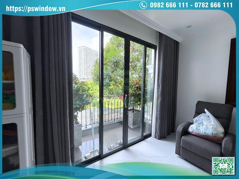 Cửa Xingfa lùa kính hộp cao cấp cách âm cách nhiệt