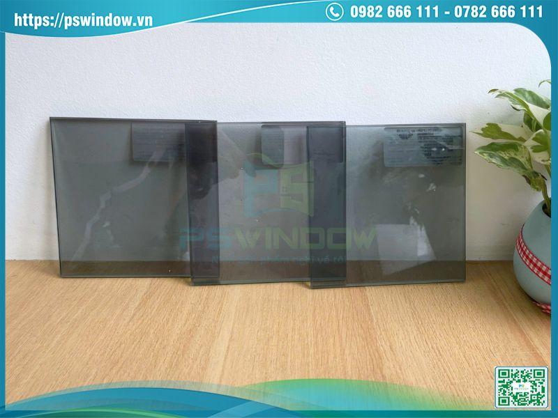 Kính Low-e tone màu xám ghi trung tính