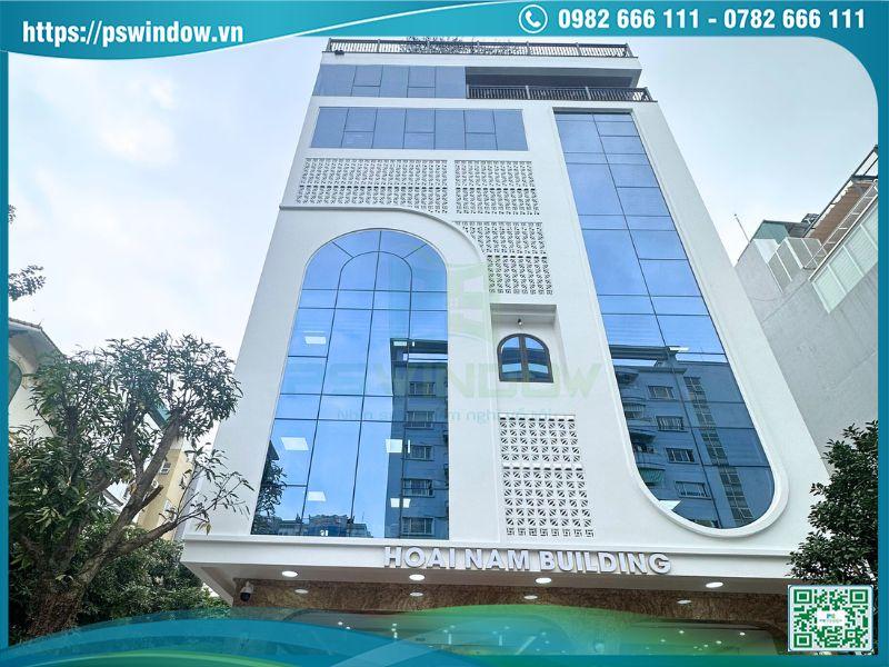 Mặt dựng kính Solar cho công trình mặt phố hướng Đông Mặt dựng kính Solar cho công trình mặt phố hướng Đông