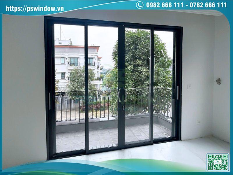 Mẫu cửa lùa 3 cánh Xingfa ra ban công Mẫu cửa lùa 3 cánh Xingfa ra ban công