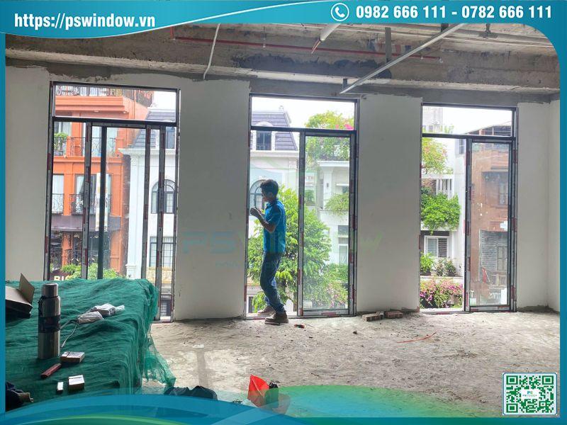 Hình ảnh Thi Công Cửa Nhôm Kính Tại Uông Bí, Quảng Ninh Uy Tín, Giá Tốt
