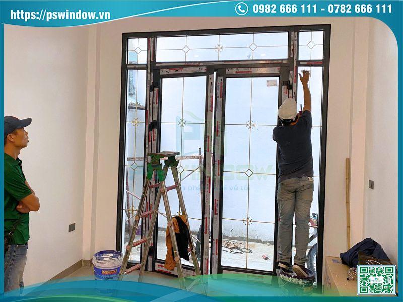 Hình ảnh Thi Công Cửa Nhôm Kính Tại Yên Lạc, Phú Thọ Uy Tín, Giá Tốt