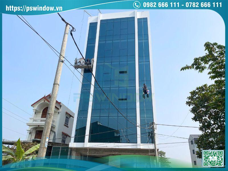 Pswindow thi công mặt dựng kính hộp phản quang cao cấp Pswindow thi công mặt dựng kính hộp phản quang cao cấp