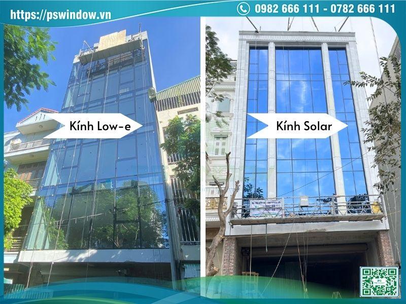 So sánh kính Low-e và Solar control về khả năng chống nắng So sánh kính Low-e và Solar control về khả năng chống nắng