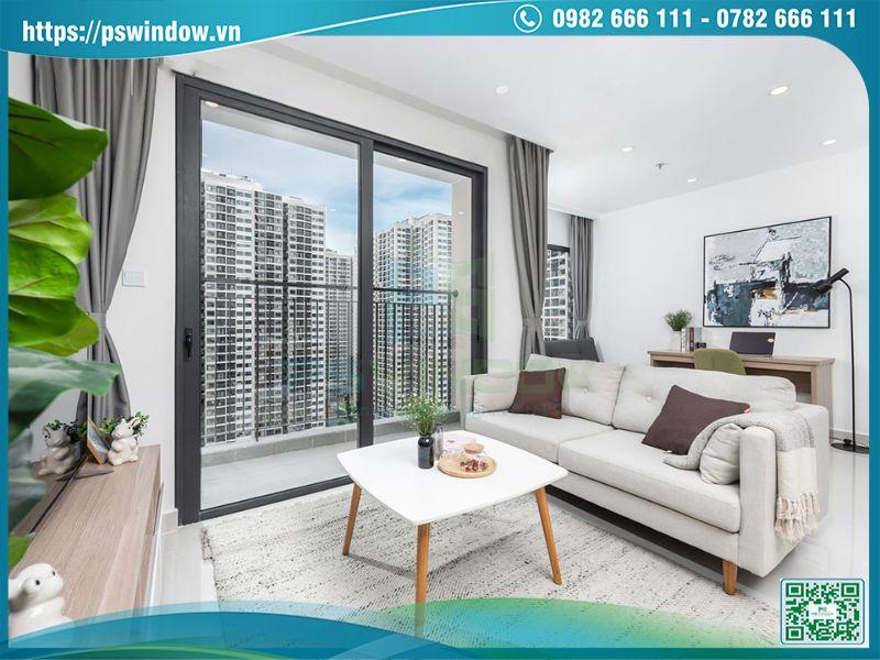 Hình ảnh Thi Công Cửa Nhôm Kính Tại KĐT Vinhomes Smart City Uy Tín Giá Tốt