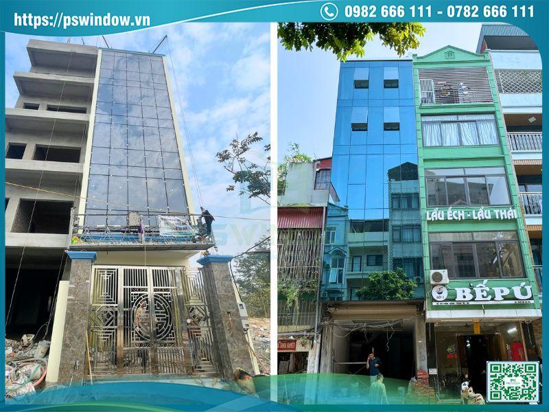 Thiết kế mặt dựng kính đa dạng và linh hoạt theo nhu cầu khách hàng Thiết kế mặt dựng kính đa dạng và linh hoạt theo nhu cầu khách hàng