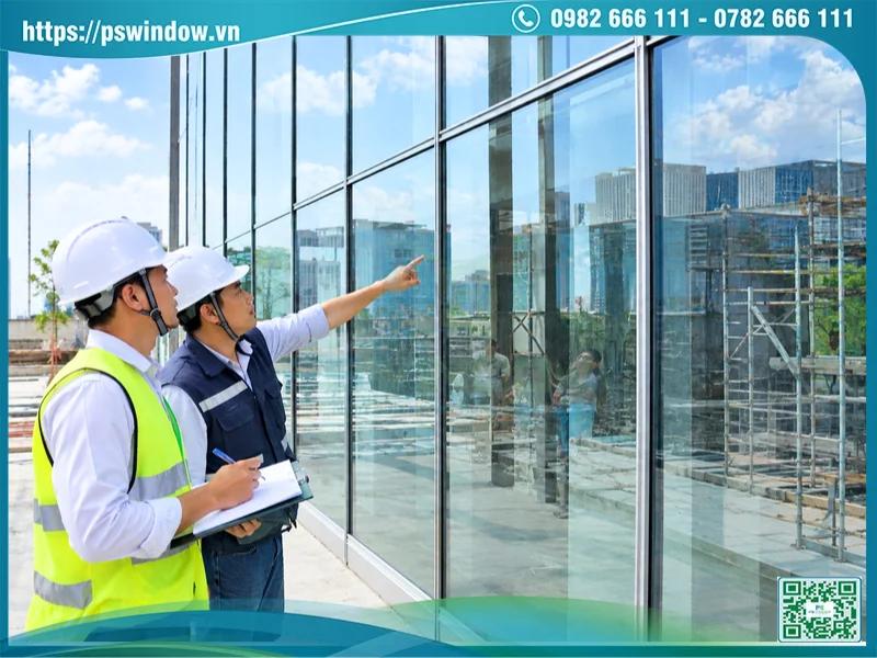 Nghiệm thu vách kính mặt dựng