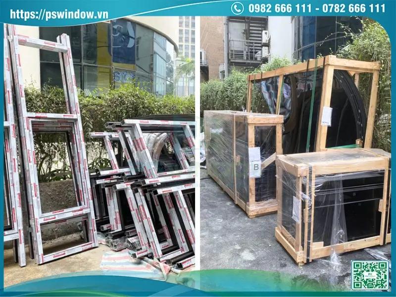 Vật liệu nhôm kính làm mặt dựng