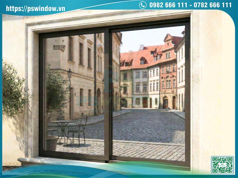 Cửa đi mở trượt T-REX nhôm cầu Alvero cao cấp