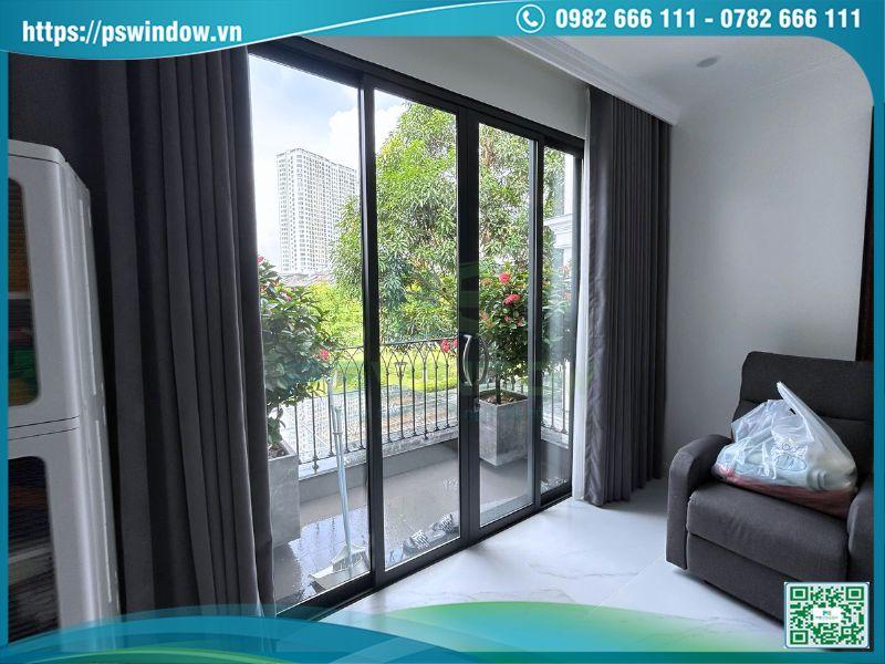 Bộ cửa Xingfa kính hộp sử dụng phụ kiện Cmech cao cấp bền đẹp, an toàn