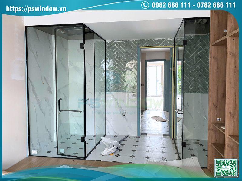 Cabin tắm kính 90 độ