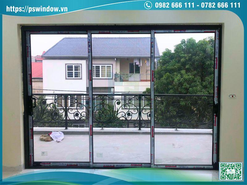 Cấu tạo cửa nhôm kính 3 cánh