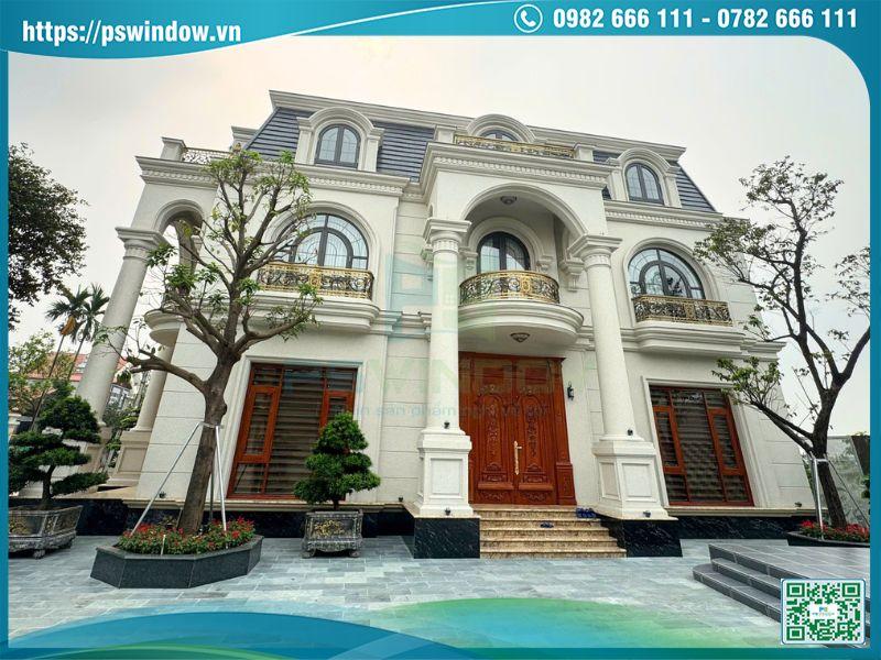 Công trình biệt thự tại Vĩnh Phúc lắp đặt cửa Maxpro cao cấp Pswindow