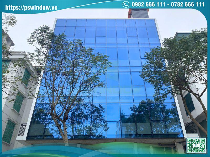 Công trình văn phòng sử dụng nhôm Anodize và kính cách nhiệt cao cấp