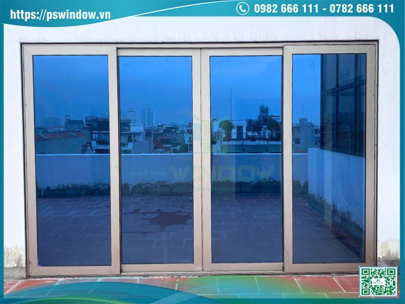 Cửa lùa nhôm Xingfa Class A kính hộp Solar cách âm cách nhiệt tối ưu