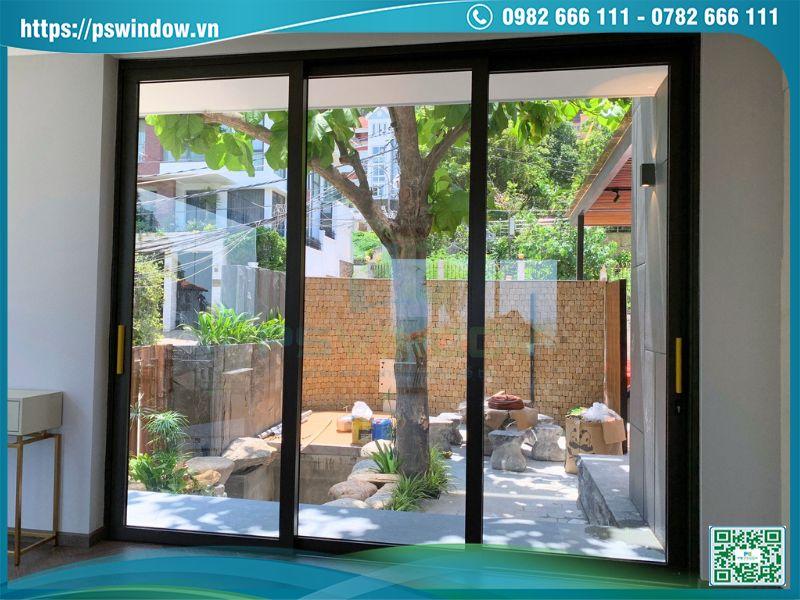 Cửa nhôm kính 3 cánh Maxpro bền đẹp vượt trội