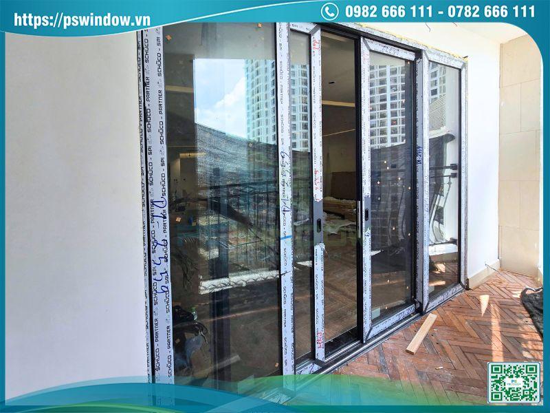 Cửa nhôm Schuco cao cấp nhập khẩu Đức Pswindow thi công lắp đặt